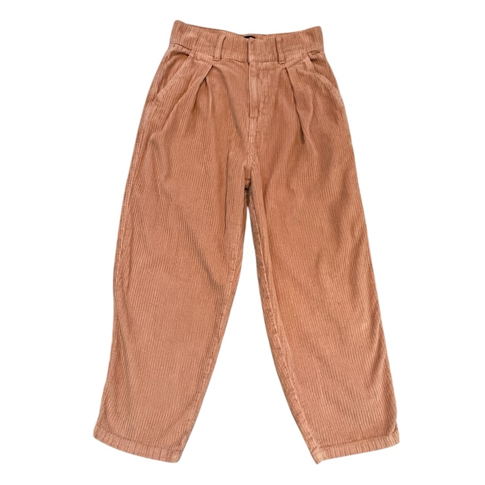 Urban Outfitters BGD Women’s High Waist Tapered Leg Corduroy Crop‎ Pants Size 0